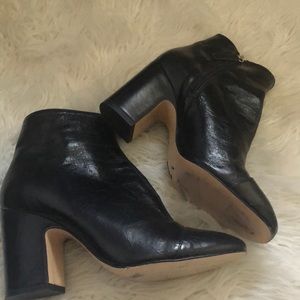 Dark blue Zara Boots.